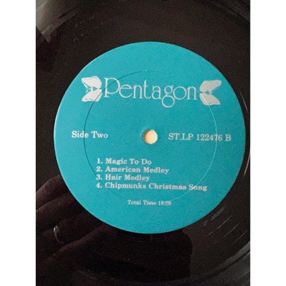 Pentagon Self Titled / 4 Sides Of Pentagon LP VG+ - Picture 7 of 11